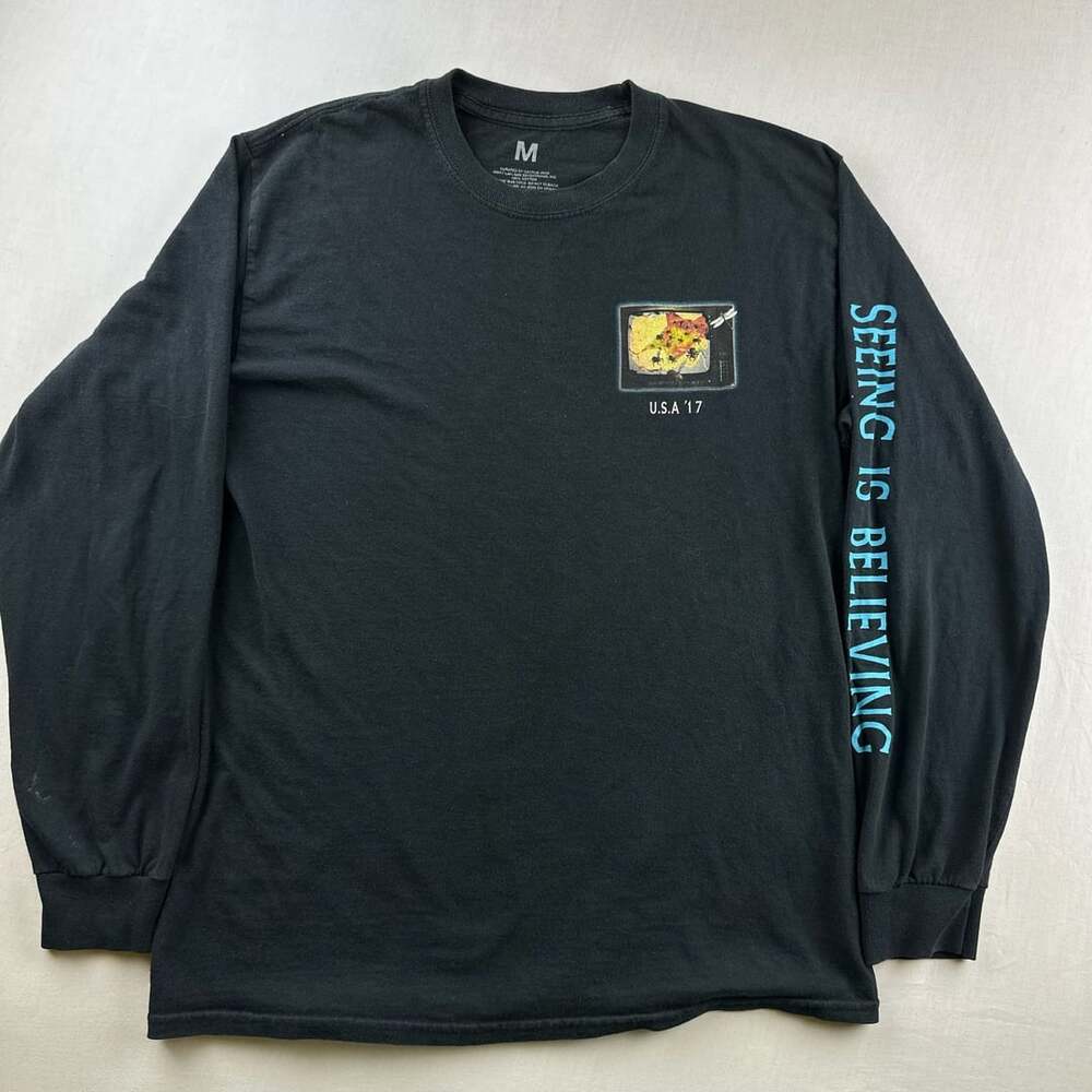 Travis Scott Long Sleeve Tour 2017 Shirt Size M Seeing Is Believing Cactus Jack
